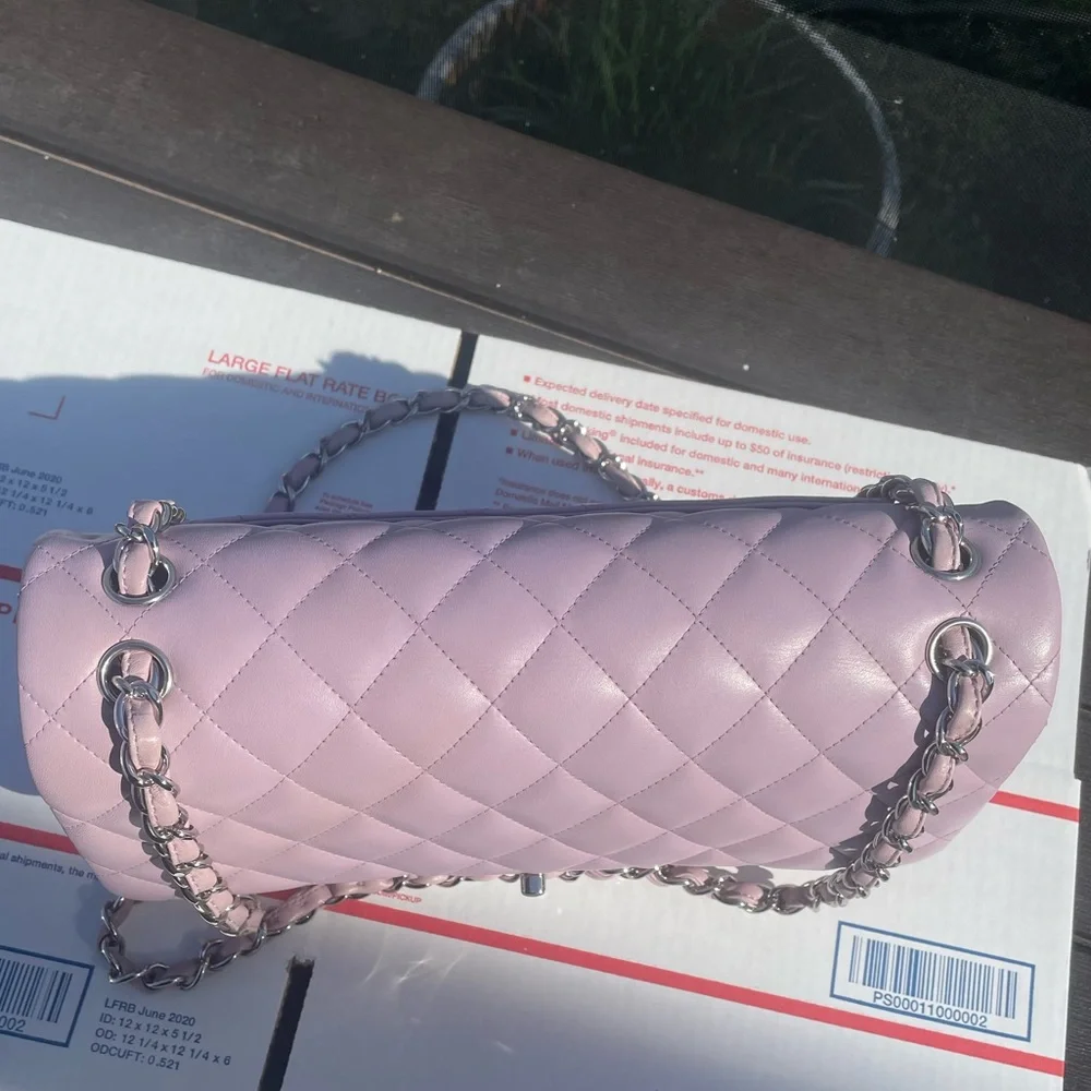 💜💜Chanel Mauve Classic Double Flap Jumbo Bag - Picture 11 of 11